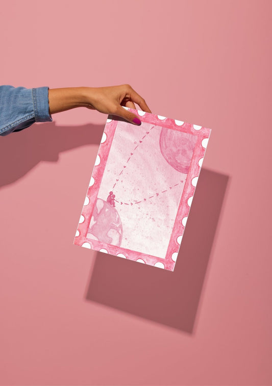 To the Moon and Back - A5 Art Print