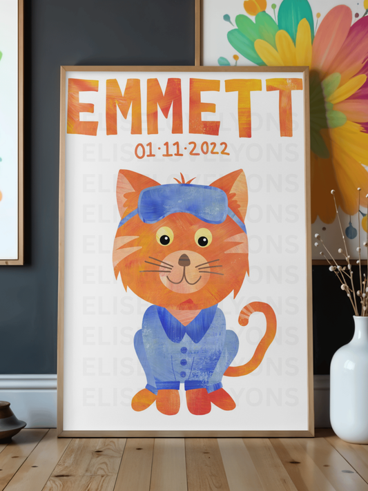 Personalised Character Wall Art – Digital Download