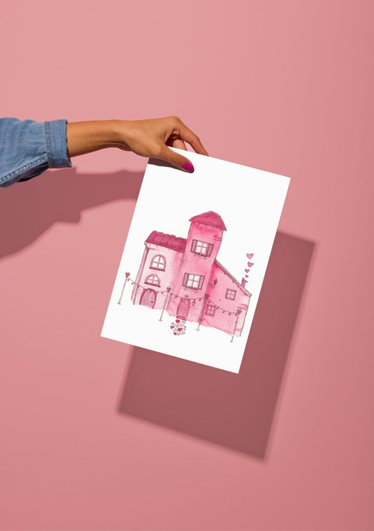 The House that Love Built - A5 Art Print