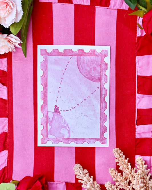 To the Moon and Back - A5 Art Print