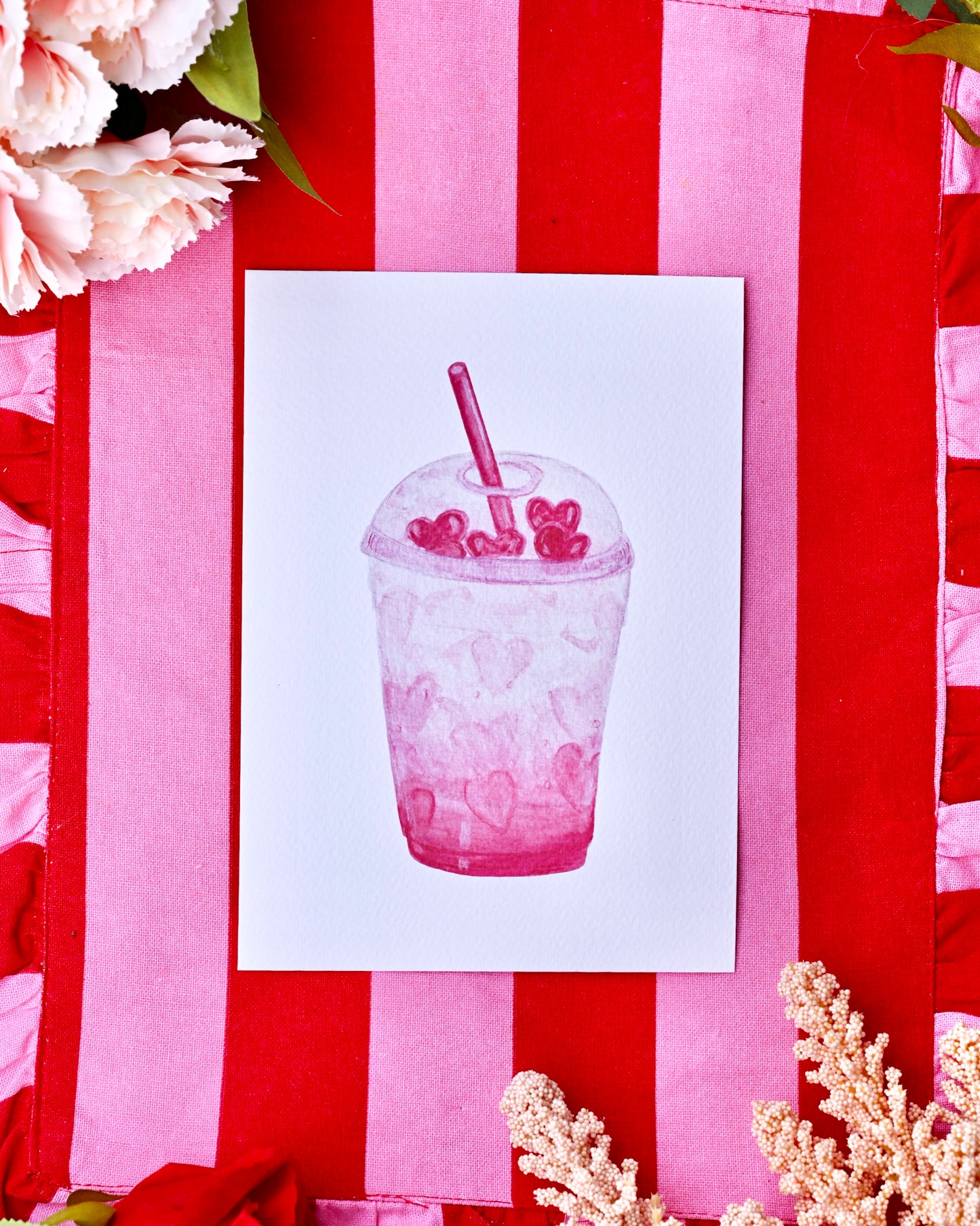 Love You Latte - A5 Art Print