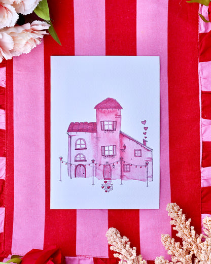 The House that Love Built - A5 Art Print