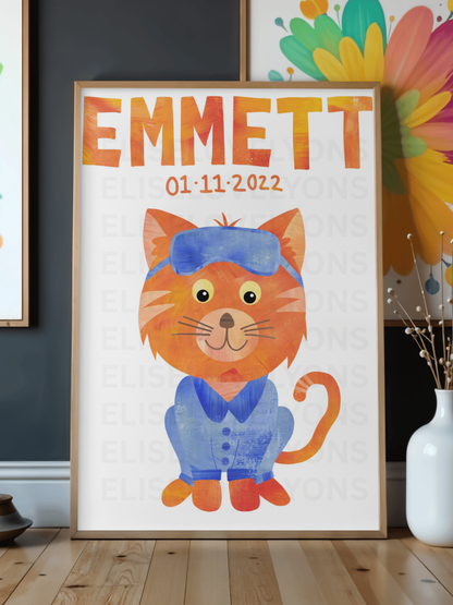 Personalised Character Wall Art – Digital Download